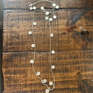 Stella & Dot Long necklace with tiny discs